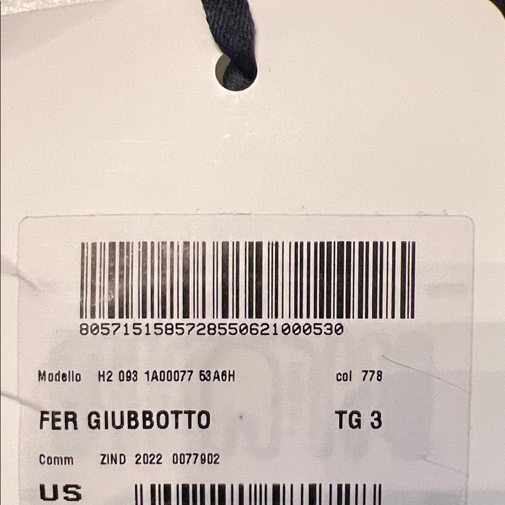 Moncler Fer Logo Giubbotto Navy Puffer Jacket size 3 or M - Picture 11 of 11